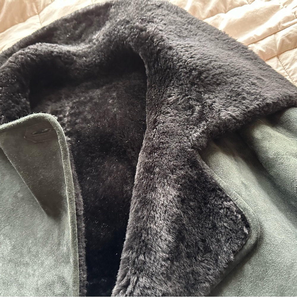 Shearling Coat 3/4 Length - image 2